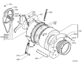 Схема №1 WBD1211 с изображением Резервуар для стиральной машины Aeg 50262242006